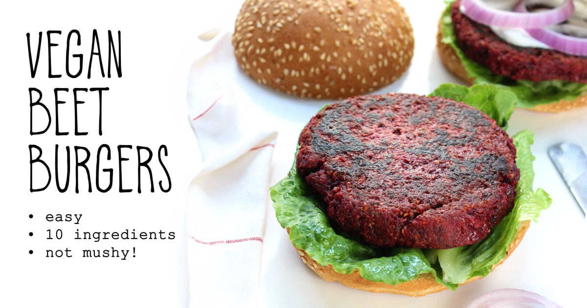 Meaty & Flavorful: Your New Favorite Vegan Beet Burger